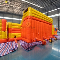 Château gonflable personnalisé, écologique, portable, pour l'intérieur et l'extérieur, en PVC, pour jeux sportifs, parc gonflable commercial, grande taille