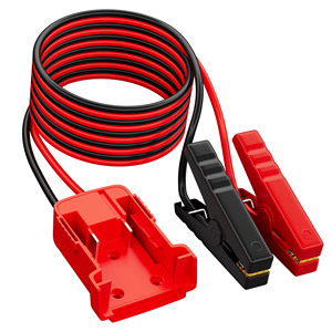 Adaptateur de batterie pour outil électrique M18 100A 20V, convertisseur de prise Power Wheels avec câble de démarrage rapide en silicone de 6 pieds 10AWG - Product Image 1