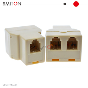 母对2母RJ9 4P4C适配器电话分离器 - Product Image 2