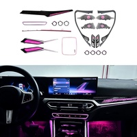 Éclairage d'ambiance intérieur pour BMW Série 3, modification 2023-2024, éclairage central et éclairage de porte.