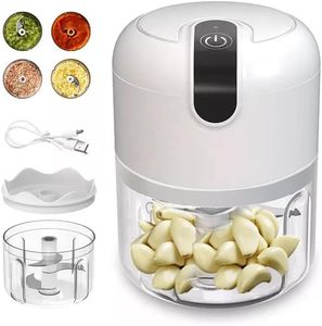 250 ml USB Charging Rechargeable Battery Mini <b>Chopper</b> Food Processor - Product Image 1