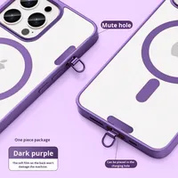 Correa para Teléfono con Logotipo Personalizable, Mini Espaciador de Acero Inoxidable, Clip Silencioso, Colgante, Adhesivo Trasero, Conector Metálico Delgado y Resistente