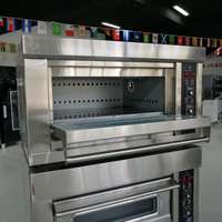 Four électrique commercial avec option de chauffage au gaz Deux trois quatre six neuf plaques pour la cuisson du pain de maïs dans les boulangeries