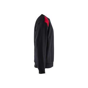 BLAKLADER - 358011589956S Sweatshirt Noir/Rouge-EAN 7330509809198 WORK HOODIES - Product Image 3