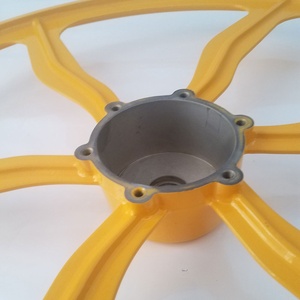 Set di ruote anteriori per <span class=keywords><strong>bici</strong></span> da strada da <span class=keywords><strong>26</strong></span> pollici con mozzo a sei coltelli per generazione di potenza cerchio in lega di magnesio per BMX - Product Image 2