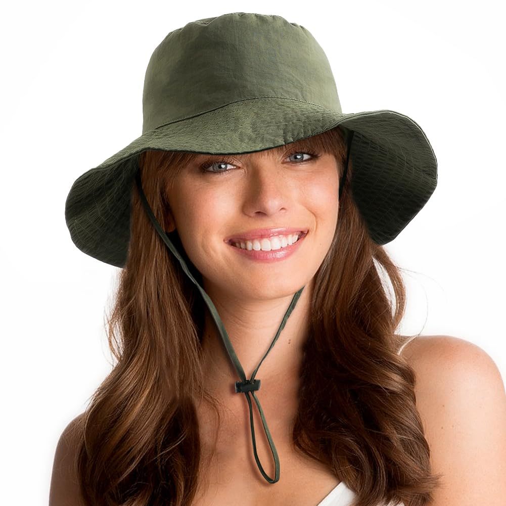 Waterproof Sun UPF 50+ Bucket Hat Custom Reversible UV  display picture 2