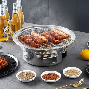 Stufa <span class=keywords><strong>a</strong></span> carbone portatile per la festa <span class=keywords><strong>di</strong></span> casa in acciaio inox rotante griglia per barbecue <span class=keywords><strong>a</strong></span> carbone - Product Image 2