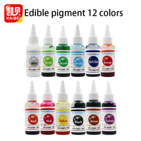 Colorant Alimentaire Liquide Comestible 30g, 12 Couleurs, pour Décoration de Gâteaux