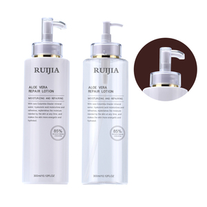 Cơ thể butters dầu Lotion bao bì 100ml 150ml 200ml 250ml 300ml 500ml rõ ràng Trắng Chai nhựa PET với vàng bơm dầu - Product Image 1