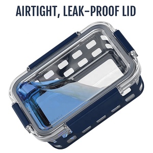 Bán Buôn Bento Trẻ Em Trẻ Em Mang Theo Tất Cả Các Snap N Ngăn Xếp Hộp Ăn Trưa Thủy Tinh Có Thể Xếp Chồng Hộp Ăn Trưa Đặt - Product Image 2