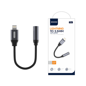 Kopfhöreranschluss-Adapter, 3,5 mm Audio-Aux-Kabel, Nylon geflochten, 110 mm, tragbar, für Mobiltelefone, Tablets, A05 - Product Image 3