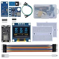 Kit DIY Station Météo ESP8266 avec Écran OLED 0.96, Capteur de Température, Humidité et Pression BMP180, Carte de Développement WiFi