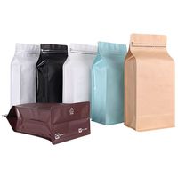 Sachet refermable en aluminium coloré imprimé avec logo personnalisé, emballage alimentaire OEM