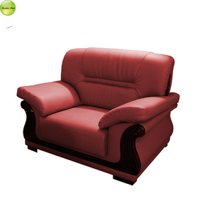 Ensemble de canapés <span class=keywords><strong>en</strong></span> <span class=keywords><strong>cuir</strong></span> véritable au design moderne et élégant, avec cadre <span class=keywords><strong>en</strong></span> bois, pour le salon - Product Image 4