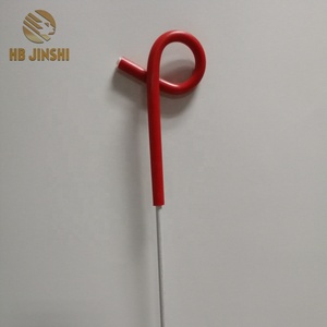 Poteaux de support <span class=keywords><strong>pour</strong></span> clôture électrique de 1,2 m de long avec isolateur jaune, piquets de clôture - Product Image 3