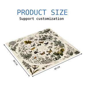 Tapetes de Mahjong Plegables y Portátiles con Diseño Floral Vintage, Aptos para Juegos de Mahjong y Póker, Venta <span class=keywords><strong>al</strong></span> Por Mayor - Product Image 5