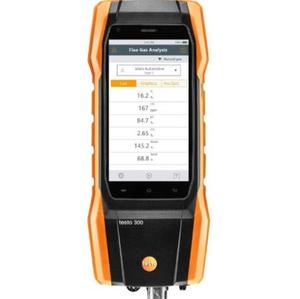 Analyseur de gaz de combustion Testo 300LL O2 CO avec compensation H2, capteur NO 30000ppm, écran tactile 5 pouces, haute précision, garantie 1 an - Product Image 4