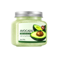 Soins de la peau naturels exfoliant réparation nettoyage des pores gommage corporel anti-âge hydratant blanchissant avocat gommage