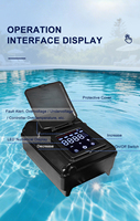 Pompe à vitesse variable pour piscine Pikes VFPB 2HP AC 220V, pompe de circulation d'eau, accessoire, commande WiFi, noir
