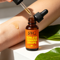 Autobronzant Visage et Corps à Absorption Rapide Qualité Supérieure OEM avec Mélange Botanique pour un Éclat Naturel Effet Soleil