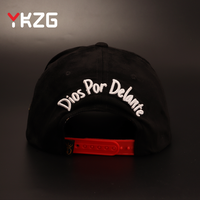 Casquettes de baseball 5 panneaux à fermeture snapback, thème religieux, OEM/ODM, sportives, ajustables, pour événements professionnels et religieux, broderie croix de Jésus