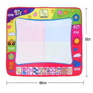 Tappetino per disegnare con acqua con <span class=keywords><strong>alfabeto</strong></span> <span class=keywords><strong>dalla</strong></span> <span class=keywords><strong>A</strong></span> <span class=keywords><strong>alla</strong></span> <span class=keywords><strong>Z</strong></span> e numeri da 1 <span class=keywords><strong>a</strong></span> 10, lavagna riutilizzabile senza disordine per bambini piccoli, maschietti e femminucce, ideale come regalo - Product Image 6
