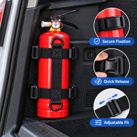 Support de fixation réglable en nylon pour extincteur de voiture, à fixer sur la barre anti-roulis, pour Jeep, UTV, ATV, SUV, véhicule tout-terrain