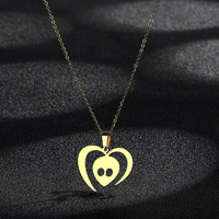 Bonne Qualité Tokio Hotel Alien Pendentif Alien Logo Bijoux Collier En Acier Inoxydable
