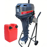 Moteurs hors-bord à essence 276cc, 2 temps, 20 CV, refroidis par eau, système de démarrage manuel pour usage marin, vente en gros