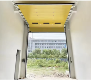 <span class=keywords><strong>Porte</strong></span> de garage sectionnelle automatique à levage vertical / <span class=keywords><strong>Porte</strong></span> sectionnelle à panneaux sandwich avec petite <span class=keywords><strong>porte</strong></span> - Product Image 1