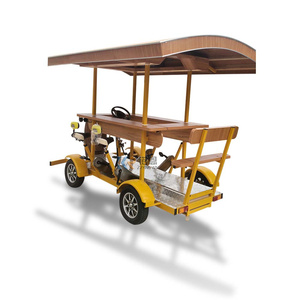 Bicicleta Cuádruple Comercial de Pedales para Paseos Turísticos, Comida y Aperitivos, Modelo 2025 - Product Image 3