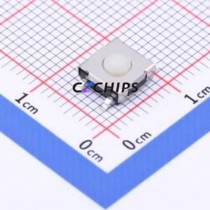 TSE006A3118A02 Tactile Switch SMD Switch Round Button 1.8N Vertical Mount 6.55mm - Product Image 1
