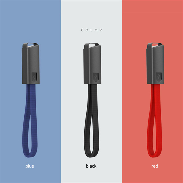 Mini Key Chain Micro USB Type C Cable Fast Charging for iPhone for Samsung Charger Usbc Type Keychain Cord Short Wire