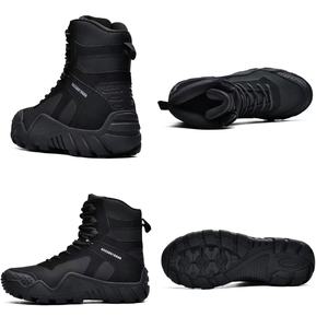Botas de Hombre con Caña Alta, Listas para Enviar. Perfecto para Senderismo al Aire Libre y Entrenamiento Táctico en el Desierto, con Antideslizante - Product Image 2