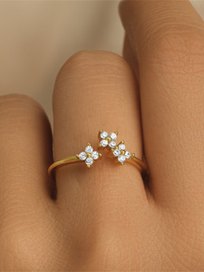 Anillo de Plata 925 para Mujer, Diseño Floral con Gema Moonlight, Color Rosa Dulce, para Uso Diario - Product Image 5