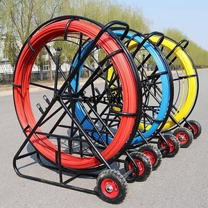 Fish Tape Puller Fiberglass Reel Wire Cable Running <b>Rod</b> Duct Rodder - Product Image 6