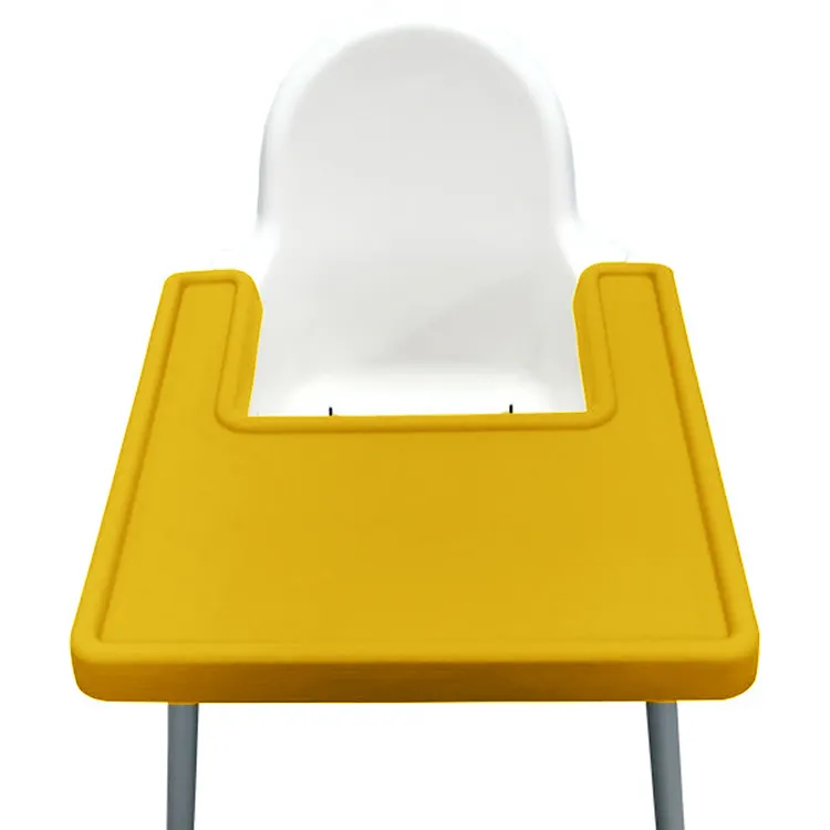 Dongli แผ่นรองซิลิโคนสไตล์โมเดิร์น,แผ่นรองกันความร้อนไม่ลื่นเก้าอี้สูงสำหรับเด็กทารก