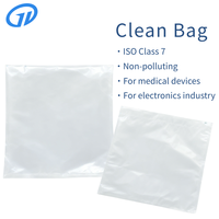 Bolsa Plana Transparente para Empaque de Sala Limpia, Grado Médico, Antiestática, Libre de Polvo, Clase ISO, Impresa con Grabado de Seguridad