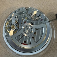 Hochwertige Herren 904L Edelstahl-Uhr Dandong 4131 Uhrwerk Chronograph-Funktion Automatische Mechanische Business-Casual-Uhr
