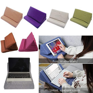 Folding Cushion Thrust Pillow Composite Linen Reading & <b>Bed</b> Rest Stand <b>for</b> Mobile Phones/<b>Tablets</b> and Pillows/Backrest <b>Holder</b> - Product Image 5