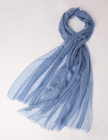 Châle léger en cachemire à franges pour femme 100x230cm – Élégant grand foulard de voyage
