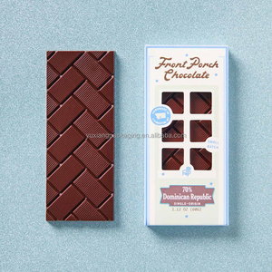 Boîte d'emballage personnalisée pour barres chocolatées de qualité alimentaire avec fenêtre transparente et logo imprimé, directement du fabricant d'emballages pour confiseries - Product Image 4