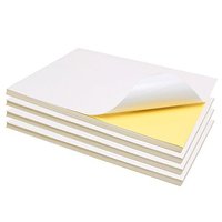 Papier d'impression auto-adhésif JINGPO A4, papier autocollant mat brillant A4 avec adhésif pour imprimante laser et jet d'encre