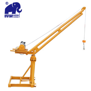 Machine de levage pour décoration extérieure, rotation à 360 degrés, alimentation par levage, petite grue 220v, câble métallique, capacité de charge de 0,5 tonne, hôtels - Product Image 2