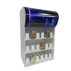 Thuốc lá cửa hàng Acrylic thuốc lá bán hàng hiển thị trường hợp đứng Rack, kệ Pusher cho thuốc lá - Product Image 1