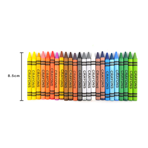 Set Economico di 24 Pastelli a <span class=keywords><strong>Cera</strong></span> per Bambini, Scatola per <span class=keywords><strong>Disegno</strong></span> Artistico - Product Image 1