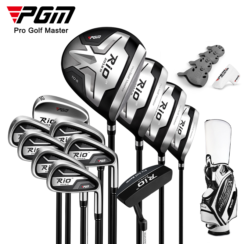 PGM Bộ Gậy Golf Tập Gôn Cao Cấp MTG040 460cc Bộ Gậy Golf Toàn Bộ Màu Đen Cho Nam