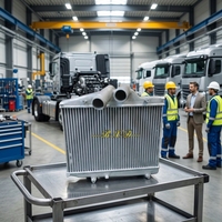 Hochwertiger LKW-Ladeluftkühler OEM A9585010101KZ für MERCEDES ATEGO 2425 Schwerlast-LKW KERNGRÖSSE 500*781*62 VLO:818843R