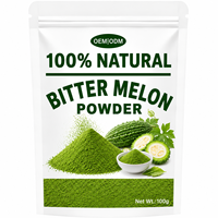 Poudre de melon amer, extrait de melon amer séché par pulvérisation, sans OGM, casher, pour capsules, thé, boisson, soutien glycémique, usine OEM
