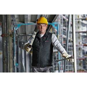 <b>BOSCH</b> - 06188000EC GHV 12+18V XA - Heated gilet <b>12V</b> black without <b>battery</b> - EAN 4059952580746 WORK JACKETS - Product Image 2